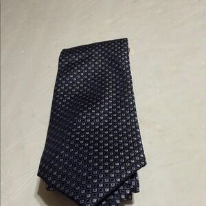 Jos. A. Bank Navy extra long  Light Blue Geometric Tie